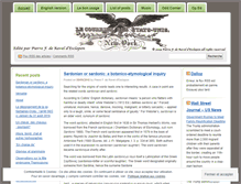 Tablet Screenshot of lecourrierdesetatsunis.com